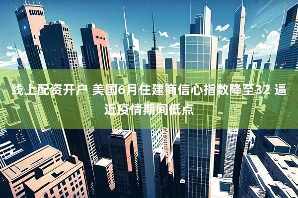 线上配资开户 美国6月住建商信心指数降至32 逼近疫情期间低点